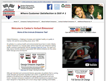 Tablet Screenshot of cantonemissionstesting.com